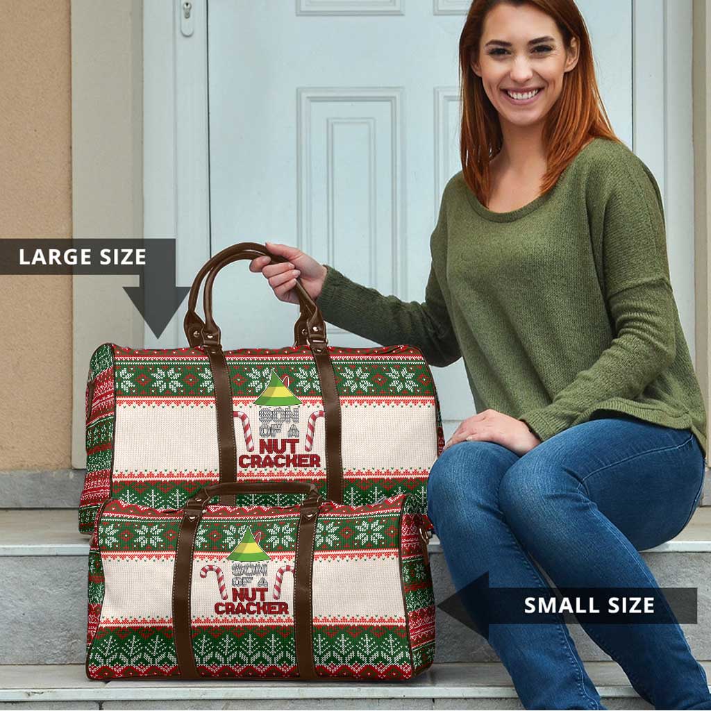 Son Of A Nut Cracker Christmas Travel Bag Xmas Holiday Patterns - Wonder Print Shop