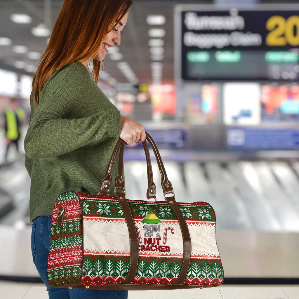 Son Of A Nut Cracker Christmas Travel Bag Xmas Holiday Patterns - Wonder Print Shop
