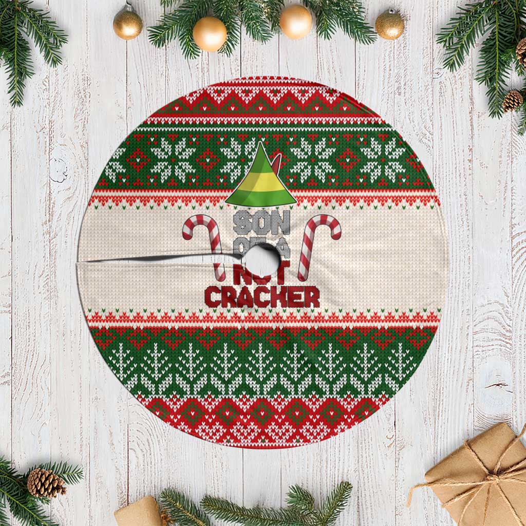 Son Of A Nut Cracker Christmas Tree Skirt Xmas Holiday Patterns - Wonder Print Shop