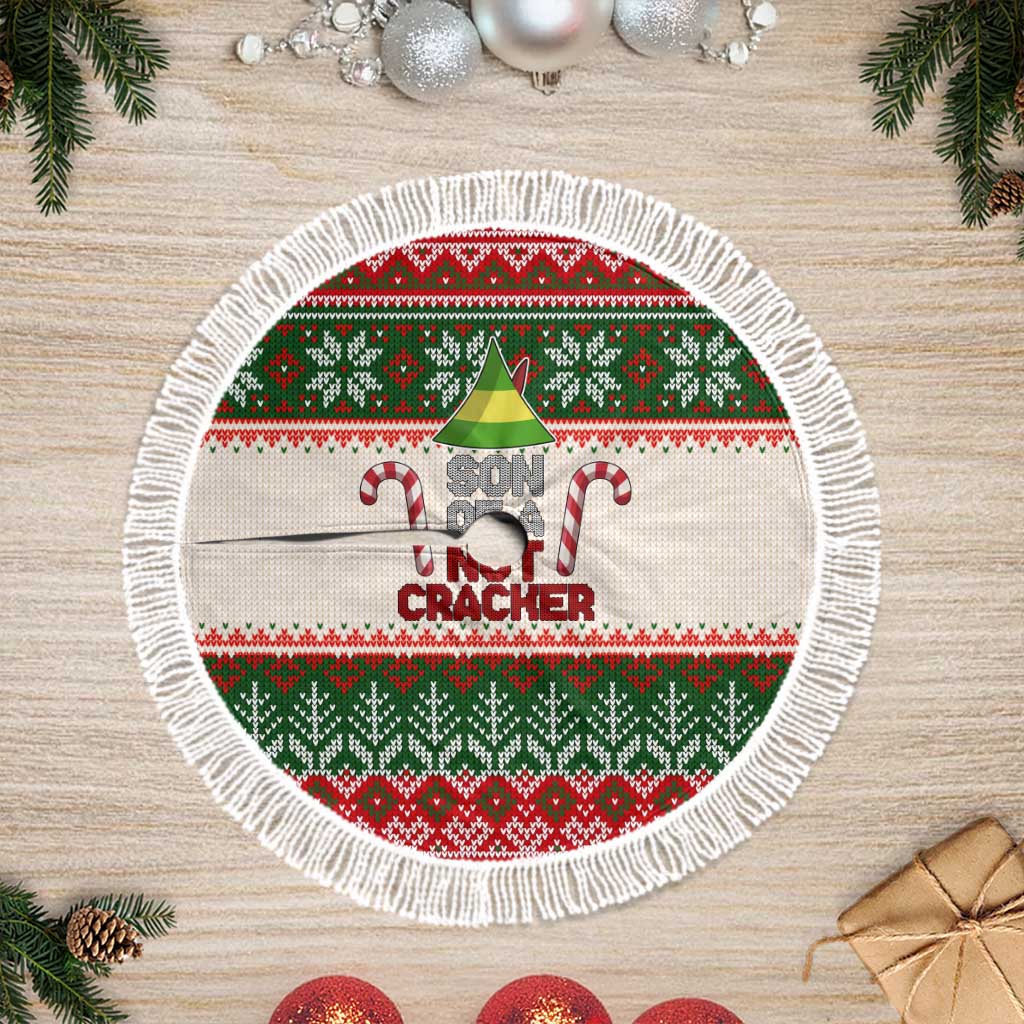 Son Of A Nut Cracker Christmas Tree Skirt Xmas Holiday Patterns - Wonder Print Shop
