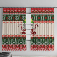 Son Of A Nut Cracker Christmas Window Curtain Xmas Holiday Patterns - Wonder Print Shop