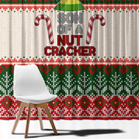 Son Of A Nut Cracker Christmas Window Curtain Xmas Holiday Patterns - Wonder Print Shop