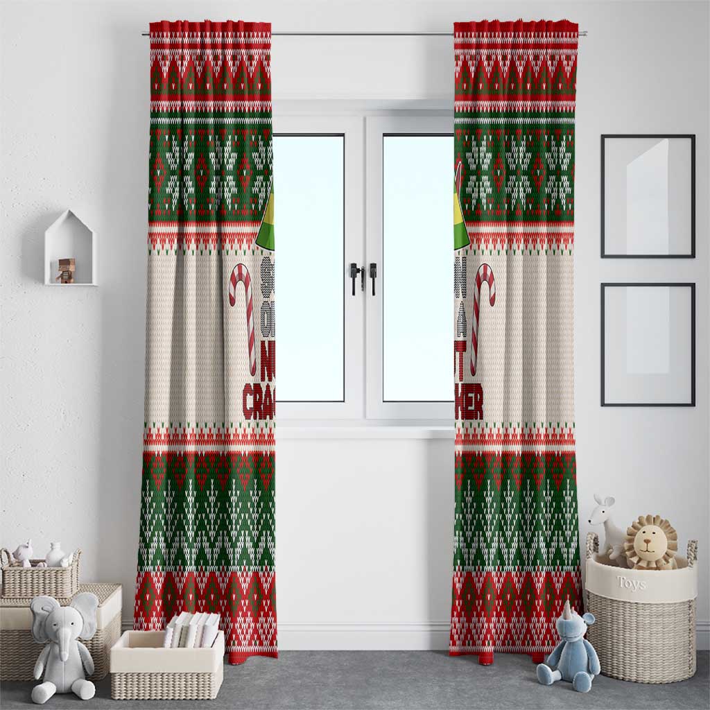 Son Of A Nut Cracker Christmas Window Curtain Xmas Holiday Patterns - Wonder Print Shop