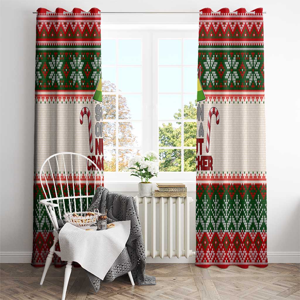 Son Of A Nut Cracker Christmas Window Curtain Xmas Holiday Patterns - Wonder Print Shop
