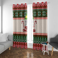 Son Of A Nut Cracker Christmas Window Curtain Xmas Holiday Patterns - Wonder Print Shop