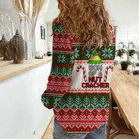 Son Of A Nut Cracker Christmas Women Casual Shirt Xmas Holiday Patterns - Wonder Print Shop
