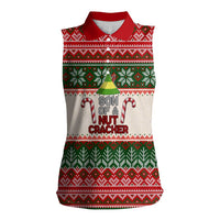 Son Of A Nut Cracker Christmas Women Sleeveless Polo Shirt Xmas Holiday Patterns - Wonder Print Shop