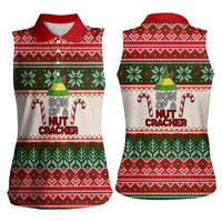 Son Of A Nut Cracker Christmas Women Sleeveless Polo Shirt Xmas Holiday Patterns - Wonder Print Shop