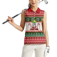 Son Of A Nut Cracker Christmas Women Sleeveless Polo Shirt Xmas Holiday Patterns - Wonder Print Shop