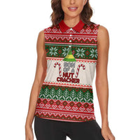 Son Of A Nut Cracker Christmas Women Sleeveless Polo Shirt Xmas Holiday Patterns - Wonder Print Shop