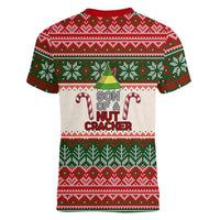 Son Of A Nut Cracker Christmas Women V-Neck T-Shirt Xmas Holiday Patterns - Wonder Print Shop