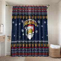 Santa Beerd Christmas Bathroom Set Xmas Holiday Patterns - Wonder Print Shop