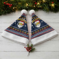 Santa Beerd Christmas Santa Hat Xmas Holiday Patterns - Wonder Print Shop