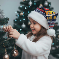 Santa Beerd Christmas Santa Hat Xmas Holiday Patterns - Wonder Print Shop