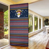 Santa Beerd Christmas Door Cover Xmas Holiday Patterns - Wonder Print Shop