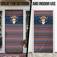 Santa Beerd Christmas Door Cover Xmas Holiday Patterns - Wonder Print Shop