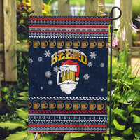 Santa Beerd Christmas Garden Flag Xmas Holiday Patterns - Wonder Print Shop