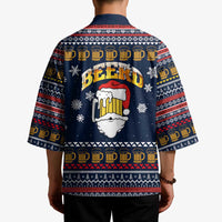 Santa Beerd Christmas Kimono Xmas Holiday Patterns - Wonder Print Shop