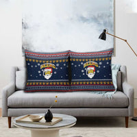 Santa Beerd Christmas Pillow Cover Xmas Holiday Patterns - Wonder Print Shop