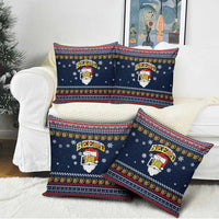 Santa Beerd Christmas Pillow Cover Xmas Holiday Patterns - Wonder Print Shop