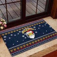 Santa Beerd Christmas Rubber Doormat Xmas Holiday Patterns - Wonder Print Shop