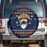Santa Beerd Christmas Spare Tire Cover Xmas Holiday Patterns - Wonder Print Shop