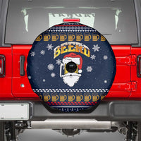 Santa Beerd Christmas Spare Tire Cover Xmas Holiday Patterns - Wonder Print Shop