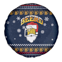 Santa Beerd Christmas Spare Tire Cover Xmas Holiday Patterns - Wonder Print Shop