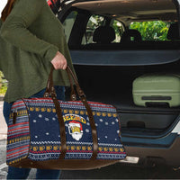 Santa Beerd Christmas Travel Bag Xmas Holiday Patterns - Wonder Print Shop