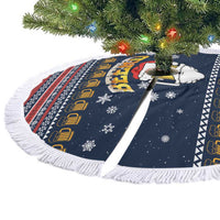 Santa Beerd Christmas Tree Skirt Xmas Holiday Patterns - Wonder Print Shop