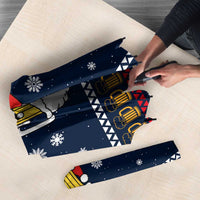 Santa Beerd Christmas Umbrella Xmas Holiday Patterns - Wonder Print Shop