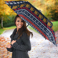 Santa Beerd Christmas Umbrella Xmas Holiday Patterns - Wonder Print Shop