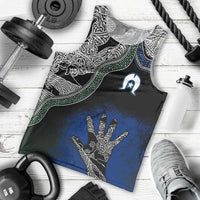 Black And White Aboriginal - Torres Strait Islanders Flag Men Tank Top - Wonder Print Shop