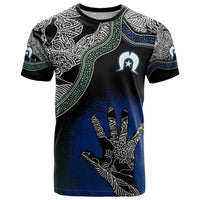 Black And White Aboriginal - Torres Strait Islanders Flag T Shirt - Wonder Print Shop