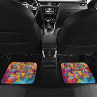 Ida B. Wells Car Mats with Colorful Patchwork Pattern Design Confident Portrait Civil Rights and Journalism Tribute - Wonder Print Shop