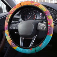 Ida B. Wells Steering Wheel Cover with Colorful Patchwork Pattern Design Confident Portrait Civil Rights and Journalism Tribute - Wonder Print Shop