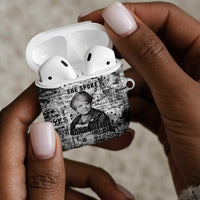 Ida B. Wells AirPods Case with Newspaper Collage Design Powerful Portrait Civil Rights and Free Press Tribute - Wonder Print Shop
