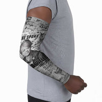 Ida B. Wells Arm Sleeves with Newspaper Collage Design Powerful Portrait Civil Rights and Free Press Tribute - Wonder Print Shop