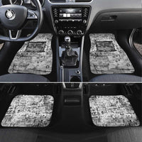 Ida B. Wells Car Mats with Newspaper Collage Design Powerful Portrait Civil Rights and Free Press Tribute - Wonder Print Shop