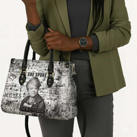 Ida B. Wells Leather Bag with Newspaper Collage Design Powerful Portrait Civil Rights and Free Press Tribute - Wonder Print Shop