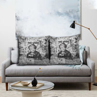 Ida B. Wells Pillow Cover with Newspaper Collage Design Powerful Portrait Civil Rights and Free Press Tribute - Wonder Print Shop