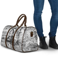 Ida B. Wells Travel Bag with Newspaper Collage Design Powerful Portrait Civil Rights and Free Press Tribute - Wonder Print Shop