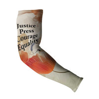 Ida B. Wells Arm Sleeves with Floral Pen Design Illustrated Portrait Civil Rights and Journalism Tribute - Wonder Print Shop