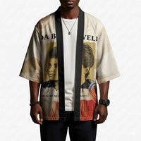 Ida B. Wells Kimono with Floral Pen Design Illustrated Portrait Civil Rights and Journalism Tribute - Wonder Print Shop