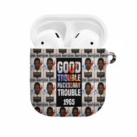 John Lewis AirPods Case with Mugshot Collage Design Civil Rights Portrait Good Trouble Tribute - Wonder Print Shop