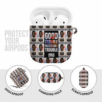 John Lewis AirPods Case with Mugshot Collage Design Civil Rights Portrait Good Trouble Tribute - Wonder Print Shop