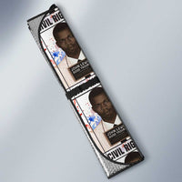 John Lewis Auto Sun Shade with Mugshot Collage Design Civil Rights Portrait Good Trouble Tribute - Wonder Print Shop