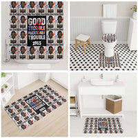 John Lewis Bathroom Set with Mugshot Collage Design Civil Rights Portrait Good Trouble Tribute - Wonder Print Shop