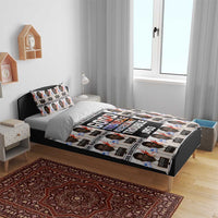 John Lewis Bedding Set with Mugshot Collage Design Civil Rights Portrait Good Trouble Tribute - Wonder Print Shop