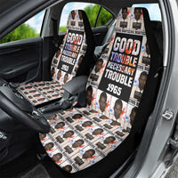 John Lewis Car Seat Cover with Mugshot Collage Design Civil Rights Portrait Good Trouble Tribute - Wonder Print Shop